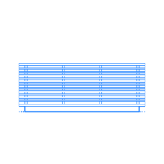 Furniture Benches Line Storage Bench Small Simple Line Art Svg, Free Vectors File
